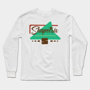 50's Shapetrix Logo - green arrow Long Sleeve T-Shirt